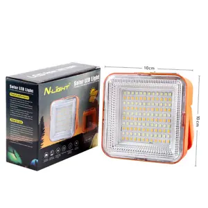 XJ-K01 Rechargeable Solar Flood Light Outdoor Portable LED Reflector Spotlight For Emergency Worklight Waterproof For Camping