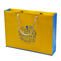 Bolsa de Regalo Personalizada Ecológica, Biodegradable, Reciclable, de Alta Gama, para Cosméticos y Perfumes, con Asa de Cordón, Premium