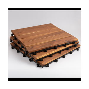 ดาดฟ้ากระเบื้องไม้อะคาเซีย300X300X24MM ด้วยสกรูบริการ OEM ODM ปรับแต่งยอมรับแบรนด์ขายดีที่มีคุณภาพสูง - Product Image 3