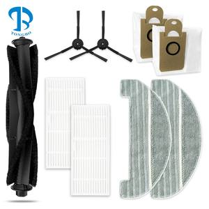 Convient pour <span class=keywords><strong>Proscenic</strong></span> <span class=keywords><strong>M8</strong></span> <span class=keywords><strong>Pro</strong></span> / Ultenic D7 remplacement aspirateur accessoires rouleau brosse latérale Hepa filtre sac vadrouille remplacement - Product Image 1