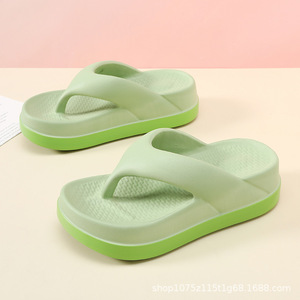 Trendy Slippers Woman Flipflop Sandals Outdoor Eva Light Soft Non-Slip <b>Height</b> <b>Increasing</b> <b>Shoes</b> for Ladies - Product Image 3