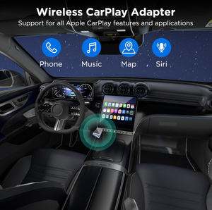 อะแดปเตอร์ <span class=keywords><strong>CarPlay</strong></span> ไร้สายรองรับระบบ <span class=keywords><strong>iPhone</strong></span> 15 14 <span class=keywords><strong>13</strong></span> 12 11 <span class=keywords><strong>PRO</strong></span> <span class=keywords><strong>MAX</strong></span> และ iOS 17 - Product Image 6