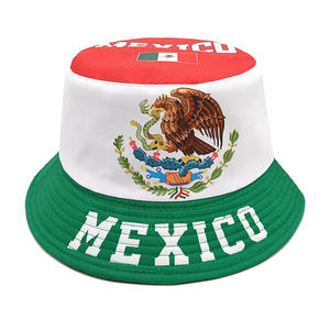 Sombrero de Pescador de la Selección Nacional de México con Emblema de Águila, Impresión Digital en Lona, para Hombre y Mujer, para Verano, Playa, Viajes al Aire Libre - Product Image 5