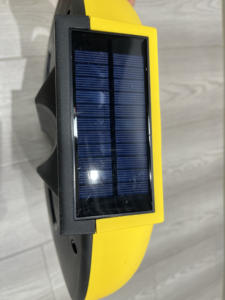 8 pièces LED clignotant saoudien <span class=keywords><strong>arabe</strong></span> 390mm ROADSAFE lumière solaire de tournesol voyant d'avertissement de trafic jaune panneau de signalisation lumière ambre - Product Image 6