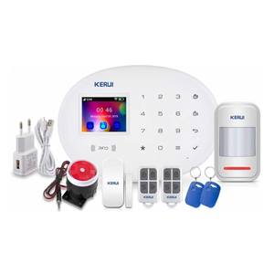 <span class=keywords><strong>KERUI</strong></span> W204 WIFI 4G Không Dây An Ninh Gia Đình Có Cảm Biến Cửa Hệ Thống Báo Động Wifi GSM Tuya 4G - Product Image 1