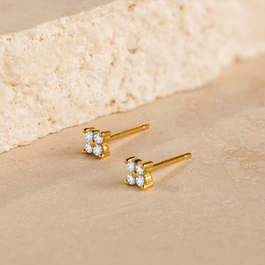 Emanco 6mm thép không gỉ pha lê Stud bông tai, Mini Phụ nữ xinh xắn, tối thiểu, phong cách đơn giản quà tặng, Phù Dâu đồ trang sức - Product Image 6