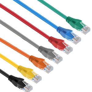 Câble de raccordement réseau Cat 5e UTP non blindé <span class=keywords><strong>CCA</strong></span> PVC/LSZH Ethernet, plusieurs couleurs disponibles, pour serveur, rack, réseau d'entreprise, vidéosurveillance - Product Image 2