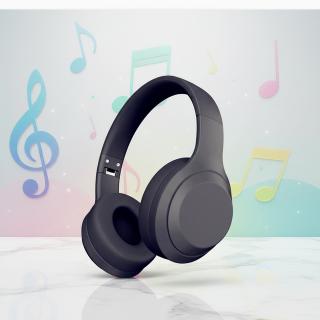 ANC Wireless Over-Ear Headphones JL Chipset Deep Bass Clear Sound Active Noise Cancellation Low Latency Headsets for Sports