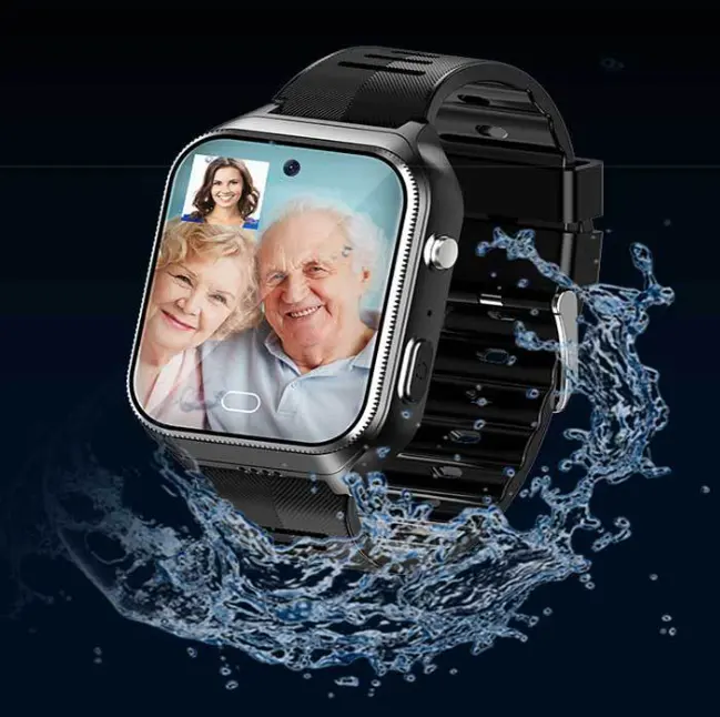स्मार्ट घड़ी के साथ सिम कार्ड के साथ वीडियो कॉल के लिए 4G जीपीएस पोजीशनिंग Smartwatch बच्चों विरोधी खो अलार्म स्मार्ट बुजुर्ग माता-पिता के लिए घड़ी