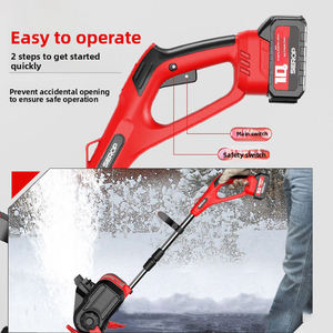 Souffleur à neige sans fil industriel portatif sans balais au lithium-ion 1000W 4.0Ah en acier au manganèse pour bricolage - Product Image 3