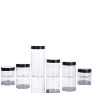 Barattolo trasparente per animali domestici a bocca larga 120ml 150ml 200ml 250ml barattolo per conserve cosmetici per la cura della pelle rossetto polvere sciolta 4oz 5oz 6.5oz 8oz - Product Image 2