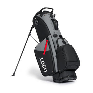 Sac de golf de luxe en cuir PU imperméable de qualité supérieure, style tour, grande capacité, avec support - Product Image 1