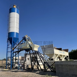 Hoàn toàn tự động hệ thống đầu ra 50 mét khối/giờ nhỏ trạm trộn bê tông nhà máy trạm trộn bê tông hzs50 để bán - Product Image 2