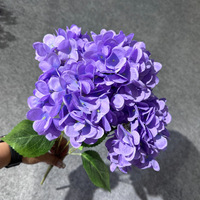 Groothandel 5 Vorken Groene Hortensia Kunstbloem Bulk Voor Bruiloft Home Decor