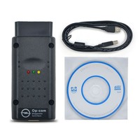 OPCOM V1.99 OP-COM 2014V USB 9-12V Detektor Kerusakan Mobil untuk Opel