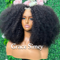 Perruques Bouclées Pixie, Cheveux Brésiliens HD Lace Frontal à Cuticules Alignées, Ondulation Afro, Perruques Naturelles en Cheveux Humains