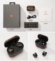 Audífonos Inalámbricos Hi-Fi HiVi AW-76 TWS, Bluetooth 5.0, Estuche de Carga de Madera