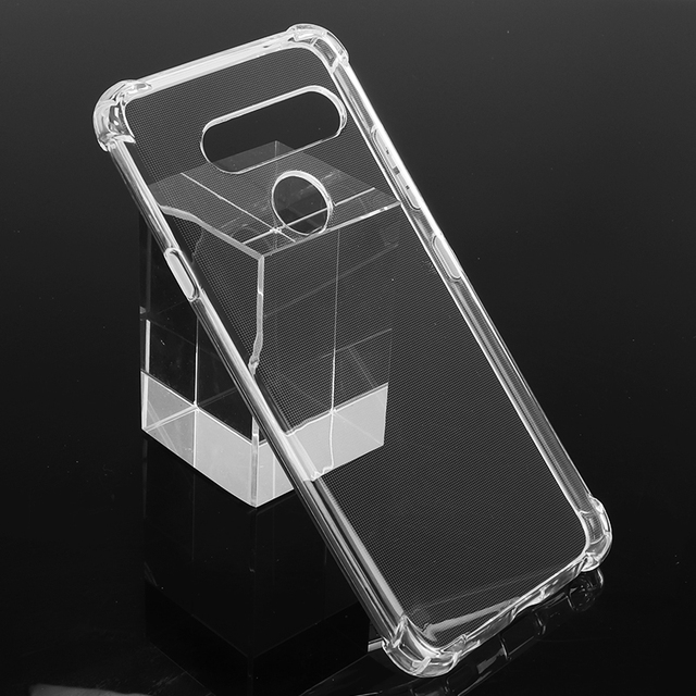 Hot Selling Thicken Shockproof clear Tpu Cell Phone Cover for LG V40 ThinQ,Flexible Silicone Full Protector case for LG V30/V50