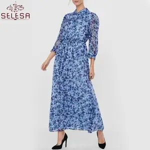 Iran New Floral Islamic Clothing Women Free Blush Embroidery Design Kimono Abaya Belt Muslim Cardigan Plus Size Jubah