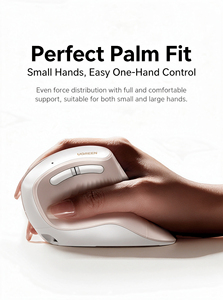 เมาส์ไร้สายแนวตั้ง UGREEN M571 รุ่น Ergonomic 2.4G โหมดคู่ ใช้พลังงานจากแบตเตอรี่ 5 ปุ่ม ปรับ DPI ได้ 4 ระดับ เหมาะสำหรับใช้งานในสำนักงาน - Product Image 4