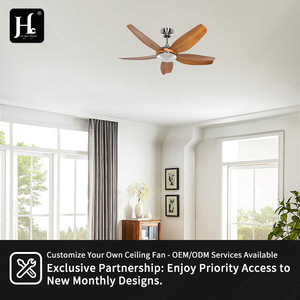 C245 German technology <b>ceiling</b> fan <b>light</b> fixture remote <b>LED</b> 52 inch <b>bedroom</b> living room - Product Image 5