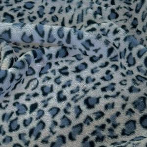 100% Polyester fausse fourrure de lapin imprimé léopard 10mm 500g imprimé Animal cheveux de lapin pour peluche peluche jouet Animal - Product Image 3