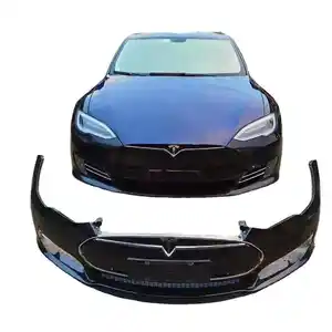 WIDE BODY KIT for TESLA Model Y FRONT BUMPER SIDE SKIRTS ARCHES DIFFUSER  SPOILER