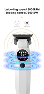 เครื่องเล็มผมไร้สายเครื่องตัดผมแบบชาร์จไฟได้เครื่องตัดผมความเร็วสูงปรับได้8000รอบต่อนาที - Product Image 6