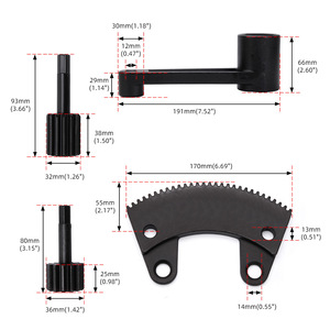 Flywheel Removal Installation Tool 950-79 1/2 In <b>Socket</b> Steel Set With <b>Ratchet</b> Handle For Auto Repair - Product Image 1
