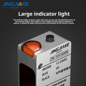 Lange afstand 0-3m Diffuse reflectie Zeer nauwkeurige industriële foto-elektrische schakelaar Laserachtergrond Tof-afstandssensor - Product Image 5