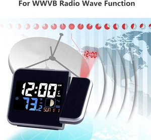 Reloj <span class=keywords><strong>de</strong></span> Escritorio Digital con Proyección Electrónica Retroiluminada, Control Remoto, Calendario, Interruptor <span class=keywords><strong>de</strong></span> 180°, Visualización <span class=keywords><strong>de</strong></span> Temperatura y <span class=keywords><strong>Fase</strong></span> Lunar - Product Image 6