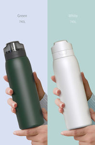 WAmax Nuovo Filtro Ahlstrom per Acqua di Sorgente, Bottiglia Filtrante in Acciaio Inox con Rimozione del 99,99% di Batteri e Virus - Product Image 6