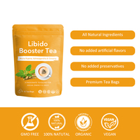 Thé à l'ashwagandha et au ginseng naturel, à base de plantes, pour hommes et femmes, stimulant de la libido, marque privée OEM