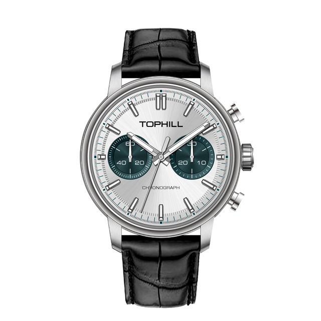 Seagull Movement OEM Sapphire 5ATM Waterproof Chronograph Watch Seagull ST1901 Movement Mechanical Luminous Wristwatches