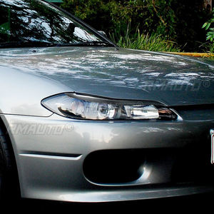 1 paire de couvre-phares en fibre de carbone véritable pour Nissan 200SX S15 1999 2000 2001 2002, accessoires de voiture - Product Image 5