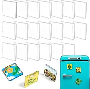 Marco de <span class=keywords><strong>Fotos</strong></span> Acrílico para Decoración, Forma Cuadrada, Personalizable, con Inserto para Foto, Imán Transparente para Refrigerador - Product Image 6