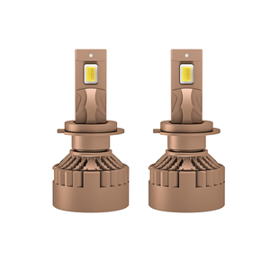 Phare LED triple couleur 160W avec grand boîtier, double caloduc, série Canbus puissante pour Passat B6, Renault Clio 4, Citroën C5 - Product Image 1