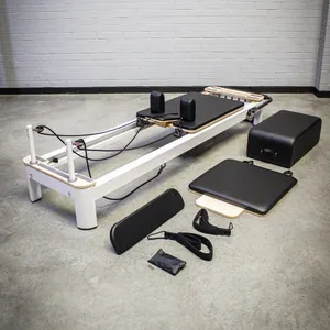 Reformer White Reformer Metal Pilates Bed Aluminum Reformer Studio Pilates Reformer Aluminum White