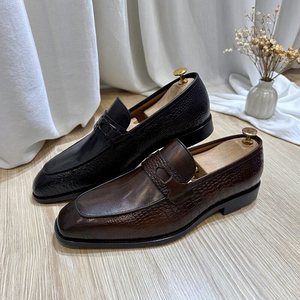 <span class=keywords><strong>Scarpe</strong></span> Eleganti da <span class=keywords><strong>Uomo</strong></span> in Pelle di Vacchetta di Alta Qualità, Versatili e alla Moda, <span class=keywords><strong>Scarpe</strong></span> Classiche da Cerimonia - Product Image 5