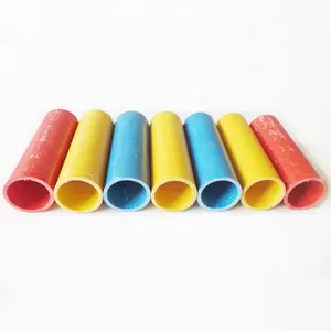 50mm yuvarlak şekil fiberglas içi boş tüpler fiberglas çit kullanımı tüpler