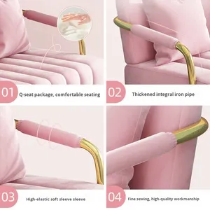 Divano Moderno a Tre Posti in Tessuto per Camera da Letto e Soggiorno, Design di Lusso Leggero, Rivestimento Rimovibile e Lavabile, Ideale per Piccoli Appartamenti - Product Image 4