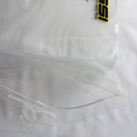 Haute transparence ppe fermeture éclair cintre crochet bulle jouet emballage en plastique poly sac