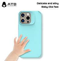 ATB-Étui en silicone pour téléphone portable, étui antichoc anti-empreintes digitales, série Titan, pour IPhone 11-15