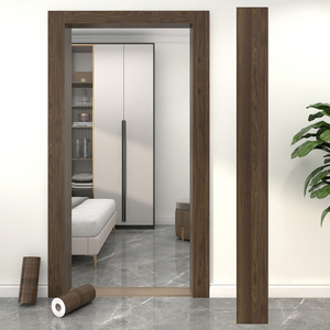 Modern Style Waterproof Self-Adhesive Wood Grain Skirting <strong>Paper</strong> Sticker Decorative Door Window <strong>Border</strong> for <strong>Wall</strong> Waist Line