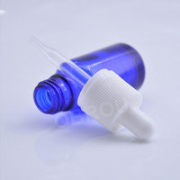 Blaue Glas-Tropfflaschen 5ml 10ml 15ml 20ml 30ml 50ml, Leere Fläschchen für Kosmetik-Serum & Ätherische Öle Verpackung