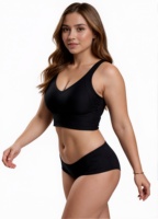 Sujetador Premium Grande con Push-Up, Largo, Disimula la Grasa de la Espalda, Transpirable, Minimizador de Busto Completo, Antideslizante, para Mujer, Talla Grande