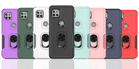 Coque de téléphone antichoc la plus vendue pour Motorola Moto One 5G Ace avec support anneau, coque de protection blindée pour Motorola