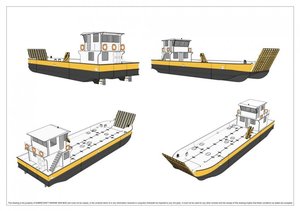 <span class=keywords><strong>Barca</strong></span> <span class=keywords><strong>da</strong></span> Lavoro Landing Craft Sea King in Alluminio 24m x 6.6m 15-20 Tonnellate a Doppio Ponte con Gru in Vendita all'Ingrosso - Product Image 6