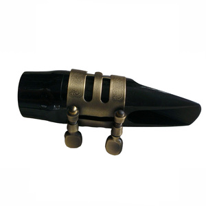 Ligature de saxophone en métal antique pour saxophone alto Mi bémol, marque Eastern Music - Product Image 4