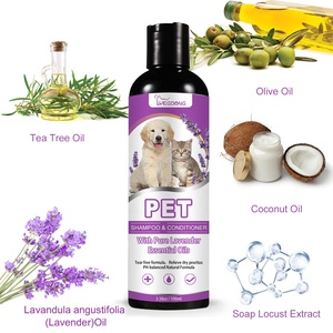 Shampoo pour animaux de compagnie Yegbong à l'huile essentielle de lavande pure à 100 %, formule sans larmes, <span class=keywords><strong>anti</strong></span>-démangeaisons, lissant, naturel, en stock - Product Image 6